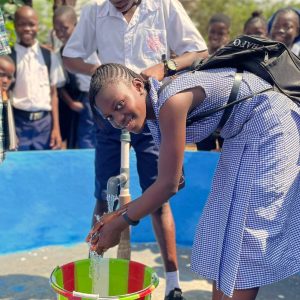 frivilligt arbejde til fordel for rent vand i afrika