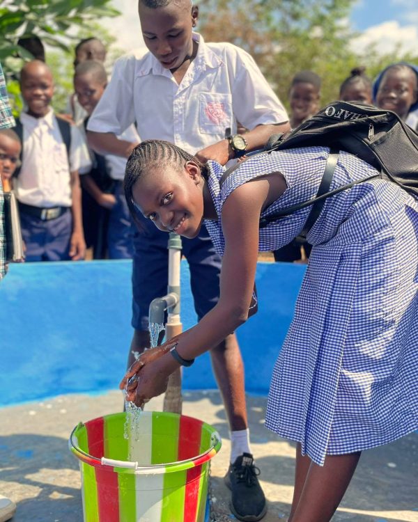 frivilligt arbejde til fordel for rent vand i afrika